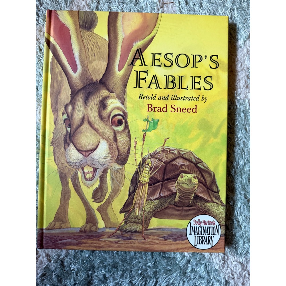 Aesop's Fable hardback children's classic picture book by Brad Sneed